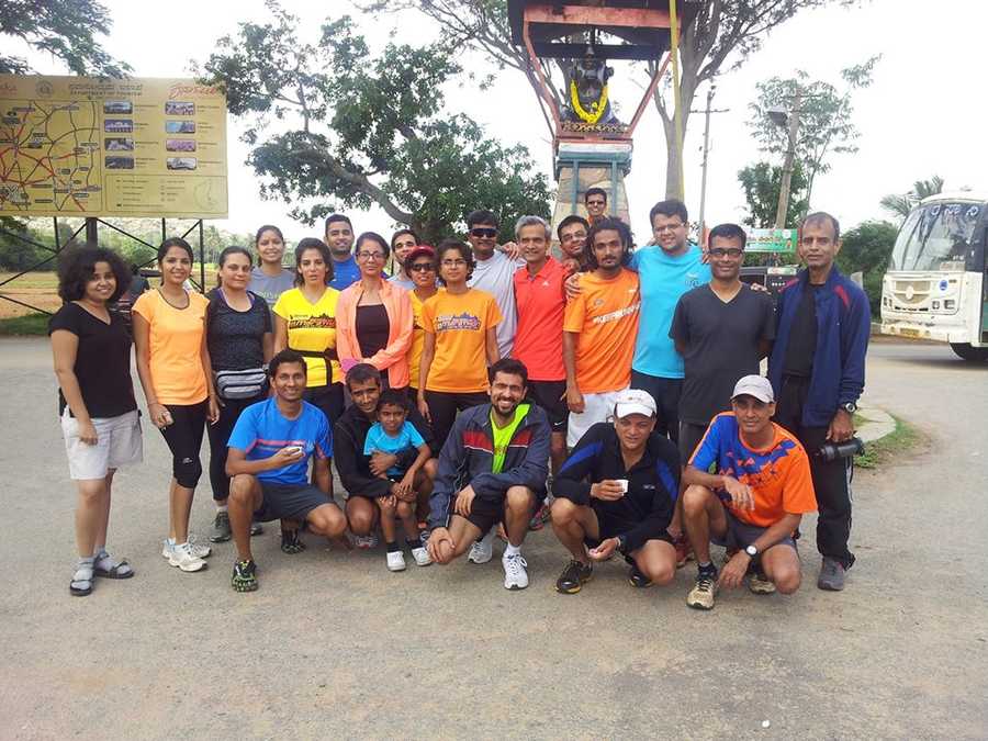 The gang that ran (or walked) up and down Nandi Hills - Aug 10, 2014